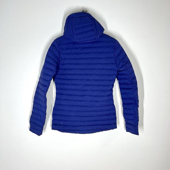 Lululemon Sz 4 Pack It Down Jacket Night Sea Blue 700 Fill Goose Down - Picture 4 of 9